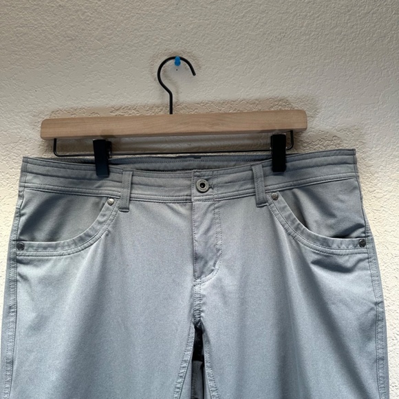 Kuhl Pants Womens 12 R Freeflex Roll up Gray UV Protective Hiking Camping Trail - Picture 5 of 16
